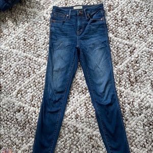 Simple high rise jeans